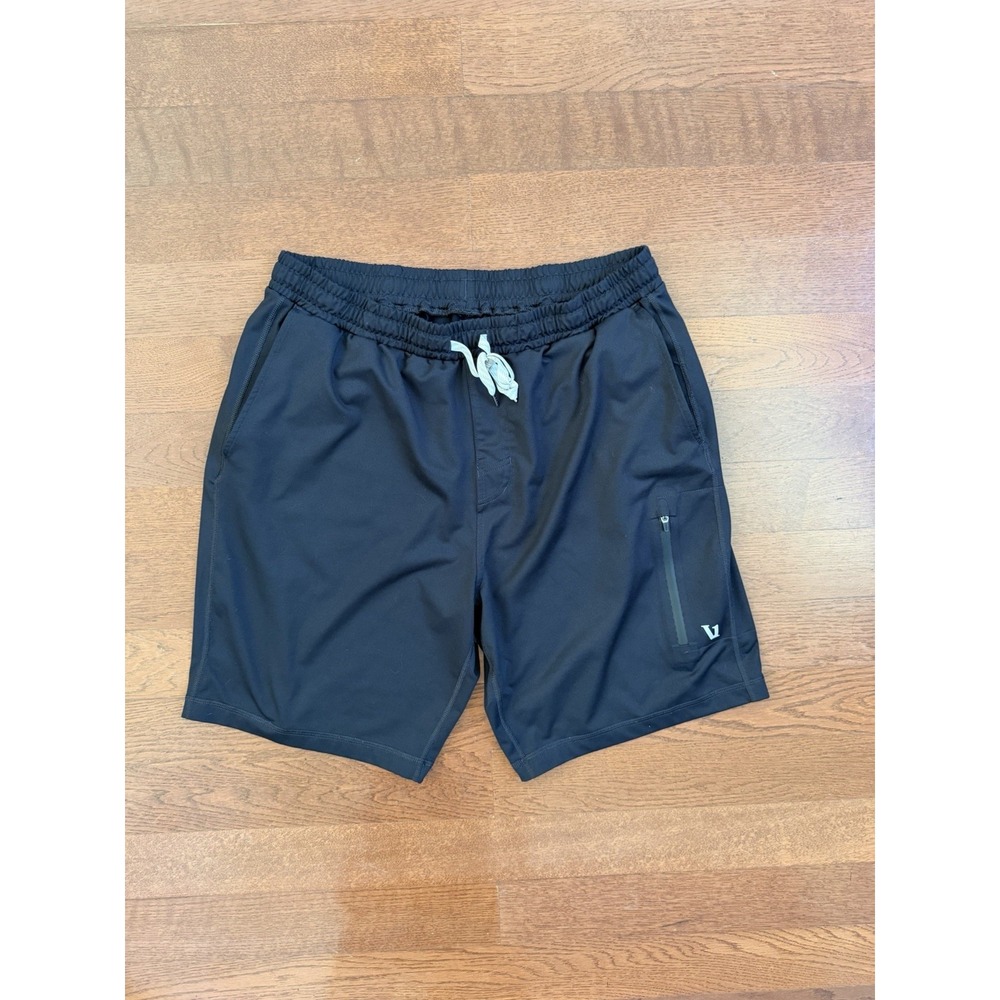 Vuori Sunday Performance Short Mens L Black Athleisure Workout Gym